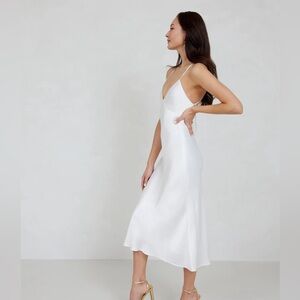 Park & Fifth Davenport dress | pearl satin